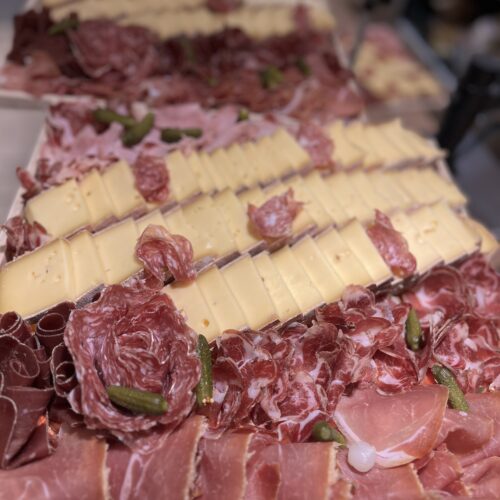 Plateau raclette et charcuterie