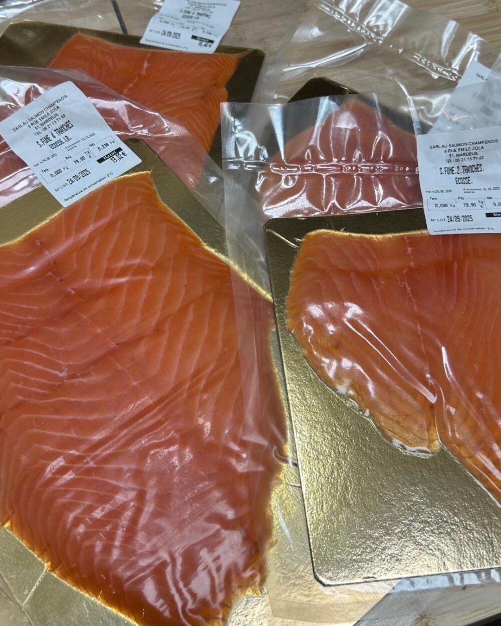 Saumon frais et fumé de Mardeuil
