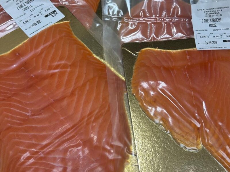 Saumon frais et fumé de Mardeuil