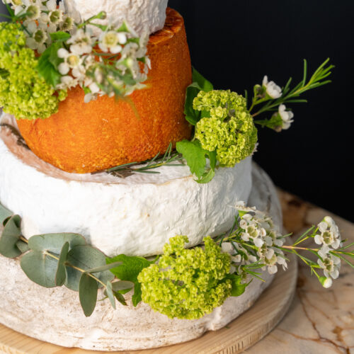 Pièce montée de fromages