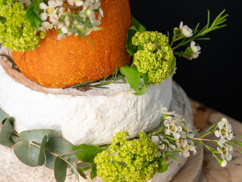 Pièce montée de fromages